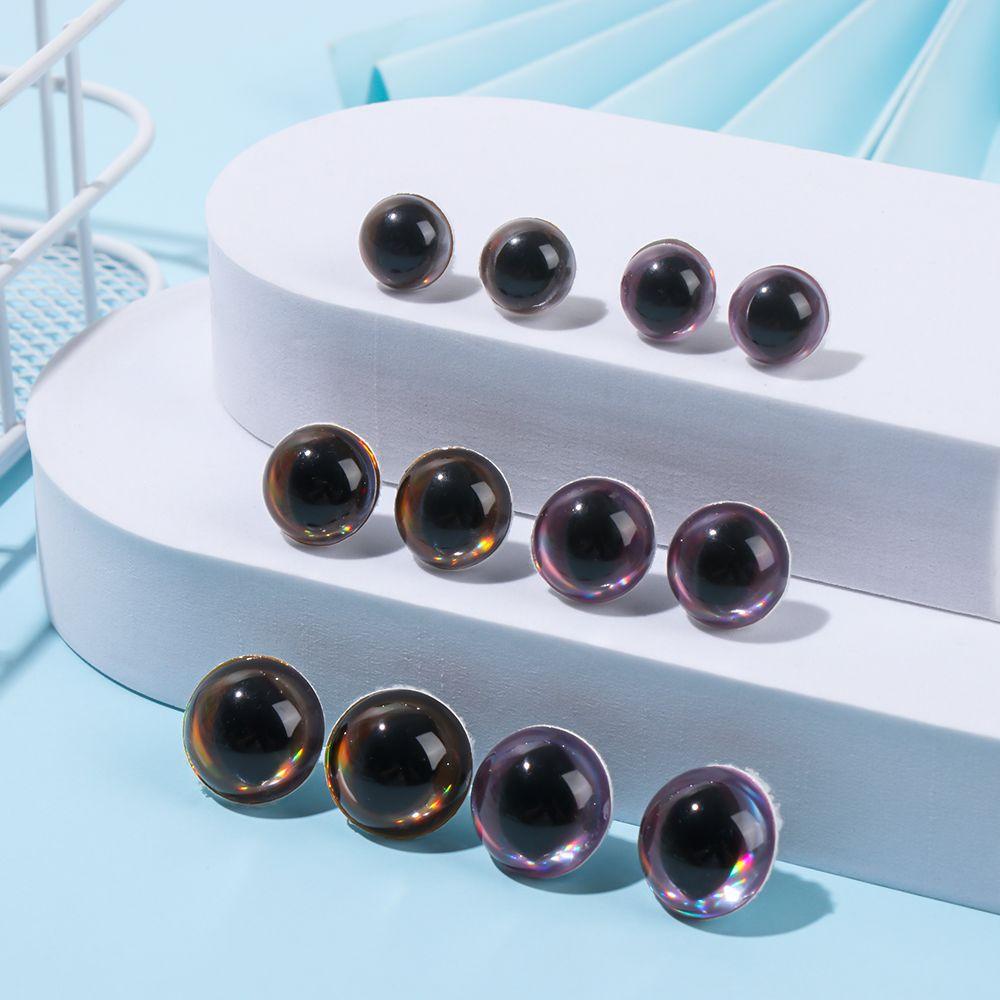 with Pad DIY Toy Accessories Stuffed Animal Supplies Doll Accessories Eyes with Eyelashes 3D Eyes