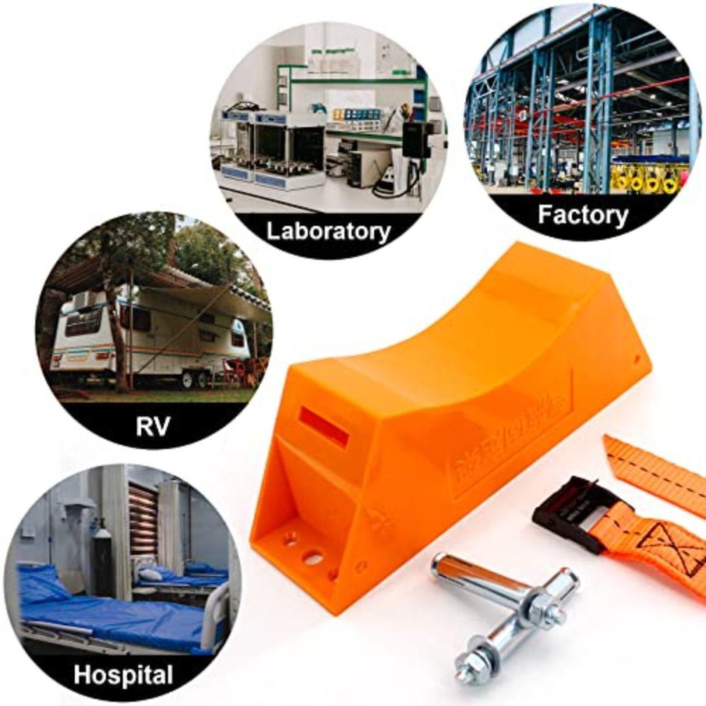 Durable ABS Gas Cylinder Bracket Heavy Duty Wall Mounted Bracket Propane Tank Holder Motorhome