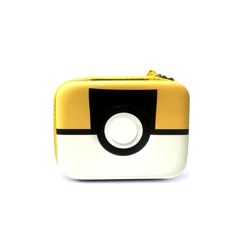 Pokemon Жесткая сумка Премиум для хранения карт Органайзер для игрушек Портативный чехол для переноски с плечевым ремнем Подарки для мальчиков и девочек