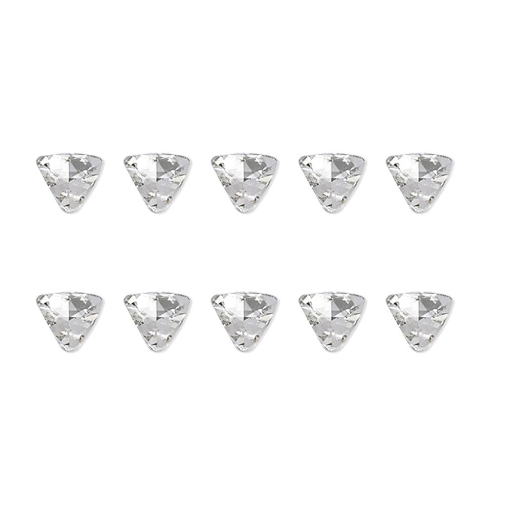 10x Стразы для ногтей неправильной формы, хрустальные камни для ногтей, сердечки, подвески для ногтей, прозрачные подвески для дизайна ногтей, украшения для дизайна ногтей