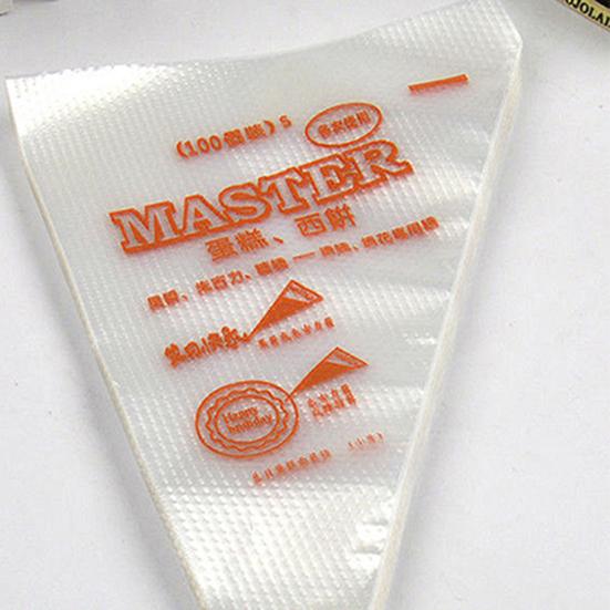100Pcs Icing Bags Disposable Decorating Plastic Cake Cream Decorating Piping Bags for Kitchen