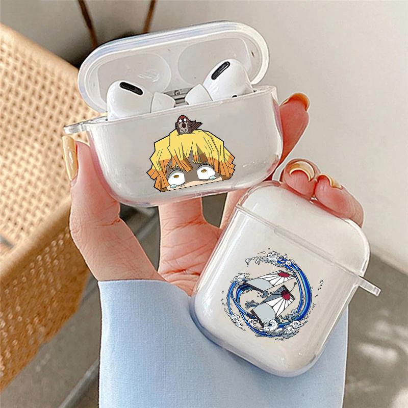 Чехлы для Airpod с аниме Demon Slayer Air Apple Pro 3 для Airpods Pro Pro2 2 3rd Pods Gen Airpord, чехлы Tanjirou Nezuko, чехол принципиально