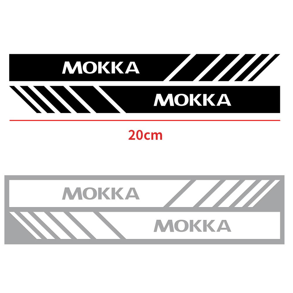 hbrz5 For Opel Opc Astra K Vivaro Corsa Zafira Insignia Mokka Car Rearview Mirror Sticker Emblem Decoration Auto Exterior Accessories