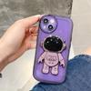 3d прозрачный чехол для телефона из ТПУ с астронавтом для Iphone 13 11 12 Pro Max X Xr Xs Max, круглая защита объектива, противоударный бампер, задняя крышка