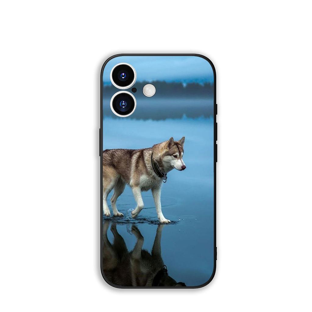 Phone Cover Animal Lovely Husky Dog Casing for Samsung Galaxy S25 S24 S22 S23 FE Ultra Plus A56 A05 A06 A15 A16 A55 S7 Edge Case