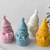 Santa Clause Candle Silicone Mold Multipurpose Silicone Mould for Making Candle Soap Holiday Decoration Epoxy Resin