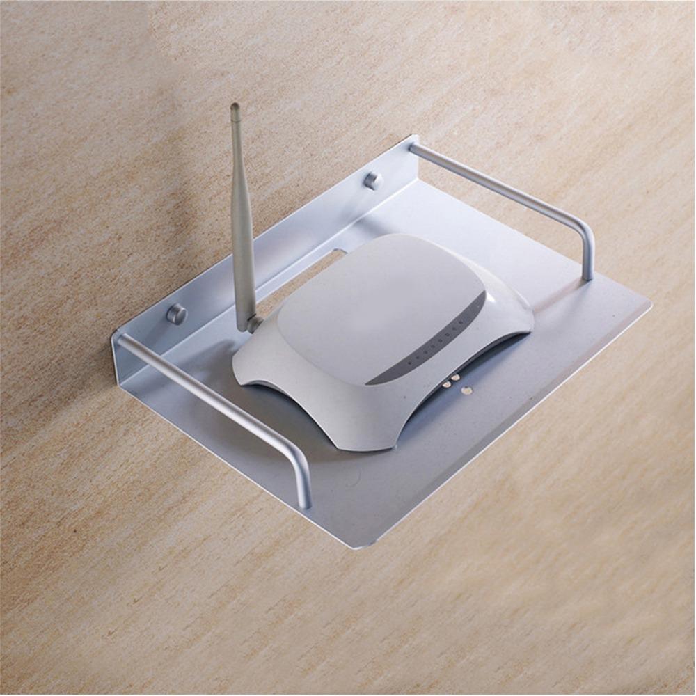 Металлическая полка для маршрутизатора, настенное крепление, держатель проектора, прочная стойка для маршрутизатора, гостиная, спальня