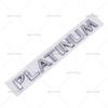 ABS 3D PLATINUM Letter Tail Badge Label Custom Body Sticker Car Emblem Suitable For Tule Waterproof Auto Decal