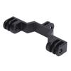 Dual Twin Head Motion Camera Mount Adapter Double Stand Adapter Bracket Aluminum Alloy for GoPro