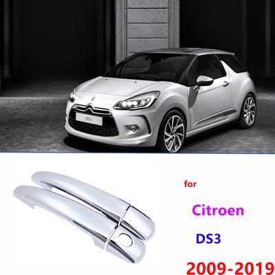 Роскошная новая хромированная отделка боковой ручки двери для Citroen DS3 DS 3 2009~ Автомобильные аксессуары Наклейка Catch Auto Styling
