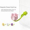 Plastic Magnetic Parrot Pole 3D Printed Bird Feeding Station Rack  Pet Interactive