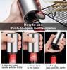 Wine Opener Automatic Wine Bottle Opener Portable Beer Bottle Opener Stainless Steel Beer Opener Magnetic Wine Cap Beer Opener