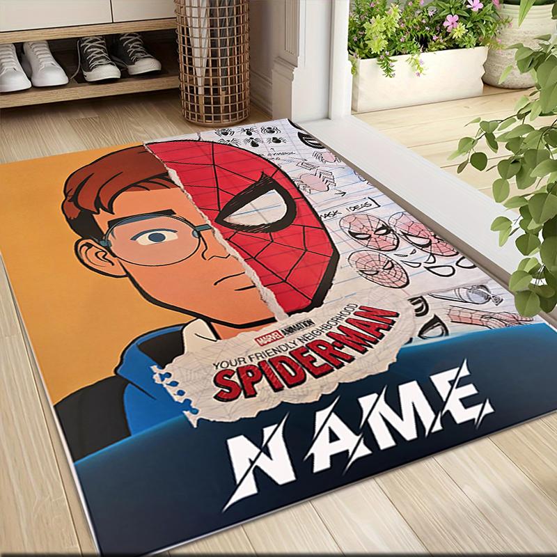 Custom Name "Venom Love Heart Theme" Carpet Rug Customizable Soft Washable Anti-Slip Home Living Room Sofa Mats Personalized Rug. 09094