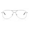 Full Rim Pilot Silver Ellen Asian Fit 699e Fashion Women Eyeglasses