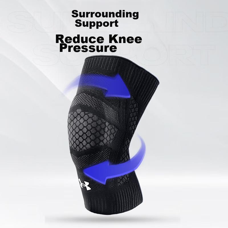 Under Armour Knee Brace, Warm Sports Basketball Running Meniscus Badminton Patellar Hiking Cold Legs Knee Joint Protector