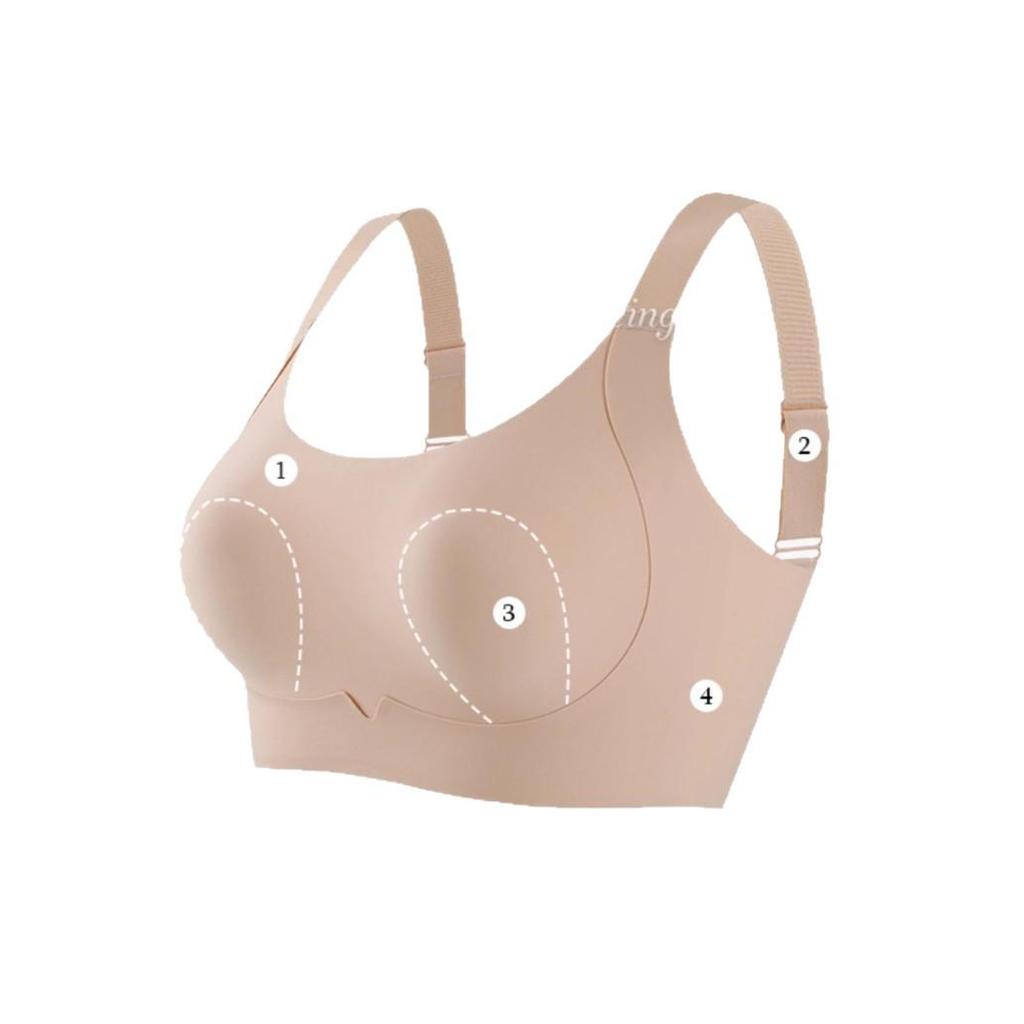 Ultra-Thin Seamless Lift Bra: Invisible Rabbit Ear Cup for Women