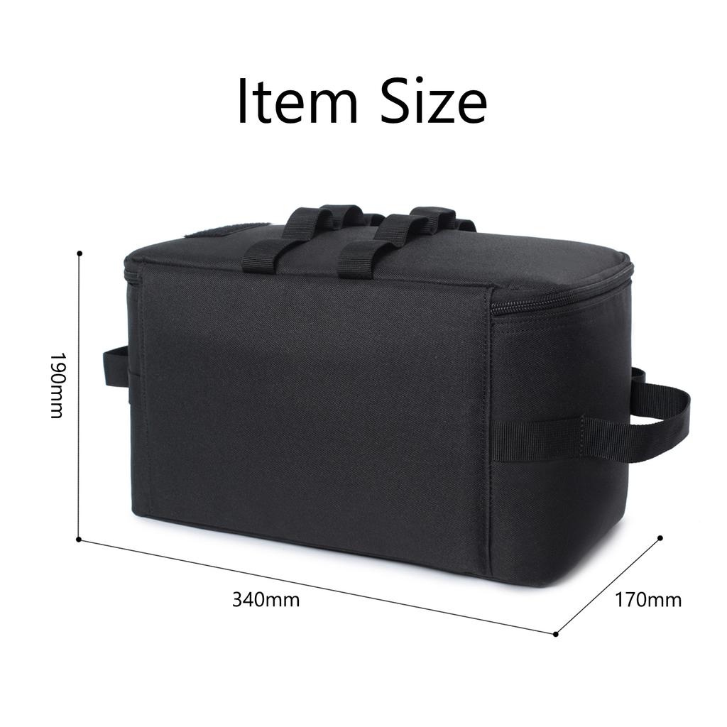 Camping Storage Bag Portable Utility Tote Bag Large Capacity Camping Cookware Organizer for Camping Picnic Fishing