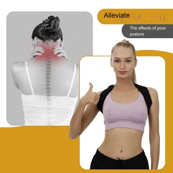 Регулируемый корректор осанки спины, невидимый бандаж, дышащий горбатый пояс для облегчения боли, улучшения осанки