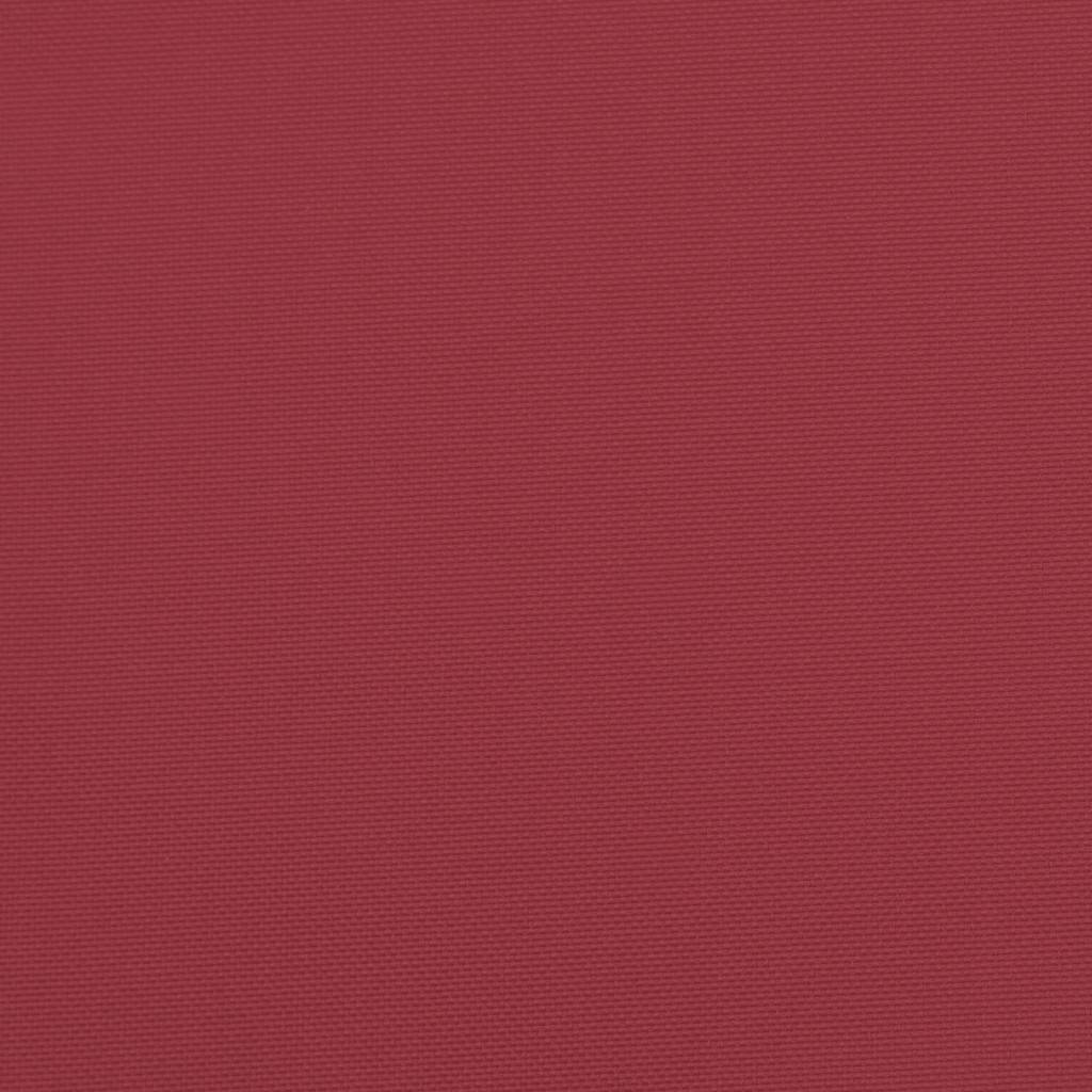 Folding Sun Lounger Burgundy 175 x 54 x 8.5 cm Oxford Fabric