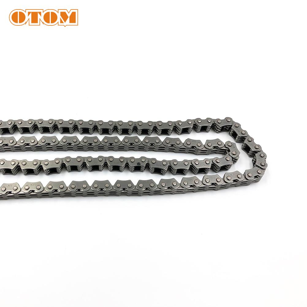 Motorcycle Accessories Cam Timing Chain 128L Engine Camshaft Part For KAWASAKI KLX250 KLX300 LONCIN YF300 VOGE 300DS 300GY Bikes