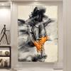 Abstract Nude Woman Figure Art Canvas Paintings Black and White Posters Prints Wall Art Pictures for Living Room Decor Cuadros