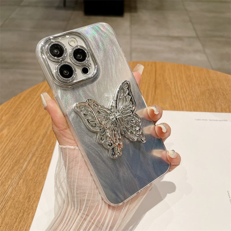 Feather Yarn IMD Lens Apple 14 Case, iPhone 15 Bracelet 13 Pro Max Silicone Hard Shell