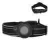 Reflective Dog Collar Adjustable Heavy Duty Neoprene Padded Pet Collar with Airtag Bracket for Medium Large Dogs38‑45cm