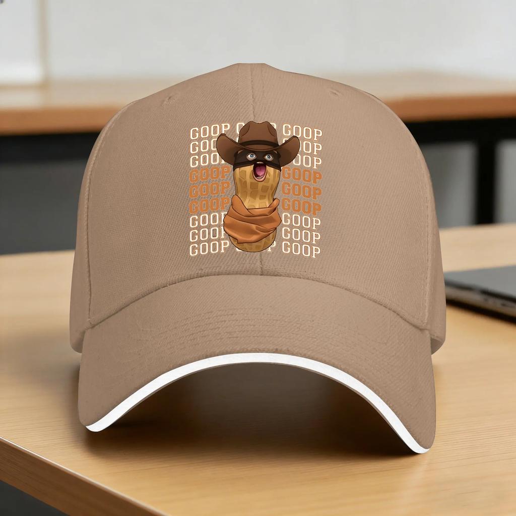 The Burnt Peanut GOOP Meme Casual Baseball Cap Outdoor Sports Trucker Hat Summer SunProof UnisexTeens Vintage Baseball Caps