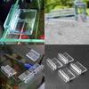 4Pcs 6/8Mm Aquarium Tank Clear Plastic Clips Glass Cover Strong Support Holders