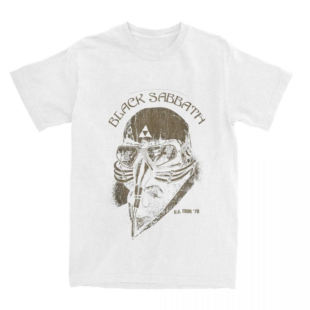 Мужская женская группа Black Sabbaths Black Official Tour Eye футболка Товары рок-метал Чистый хлопок Топы Футболка Крутые футболки Лето