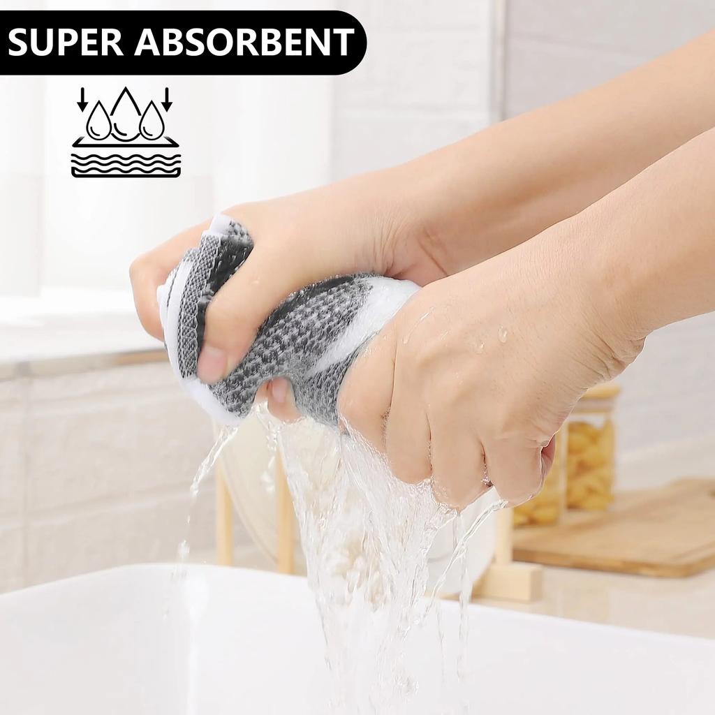 Кухонное полотенце из чистого хлопка, клетчатое полотенце вафельного переплетения, впитывающая ткань, очень мягкая кухонная ткань, домашняя ткань