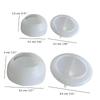 Коробка для хранения ювелирных изделий Силиконовые формы Сделай сам Круглая форма Коробка с крышкой Коробка Формы из смолы Контейнер для ювелирных изделий Формы для литья