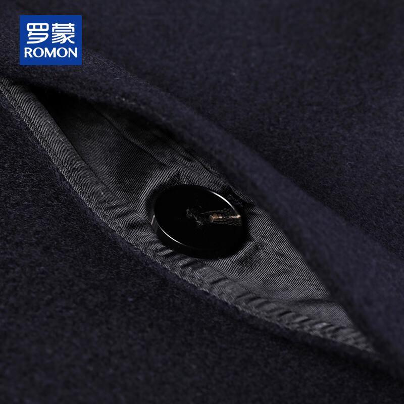 ROMON Мужское пальто средней длины из смесовой кашемировой шерсти с подкладкой из гусиного пуха