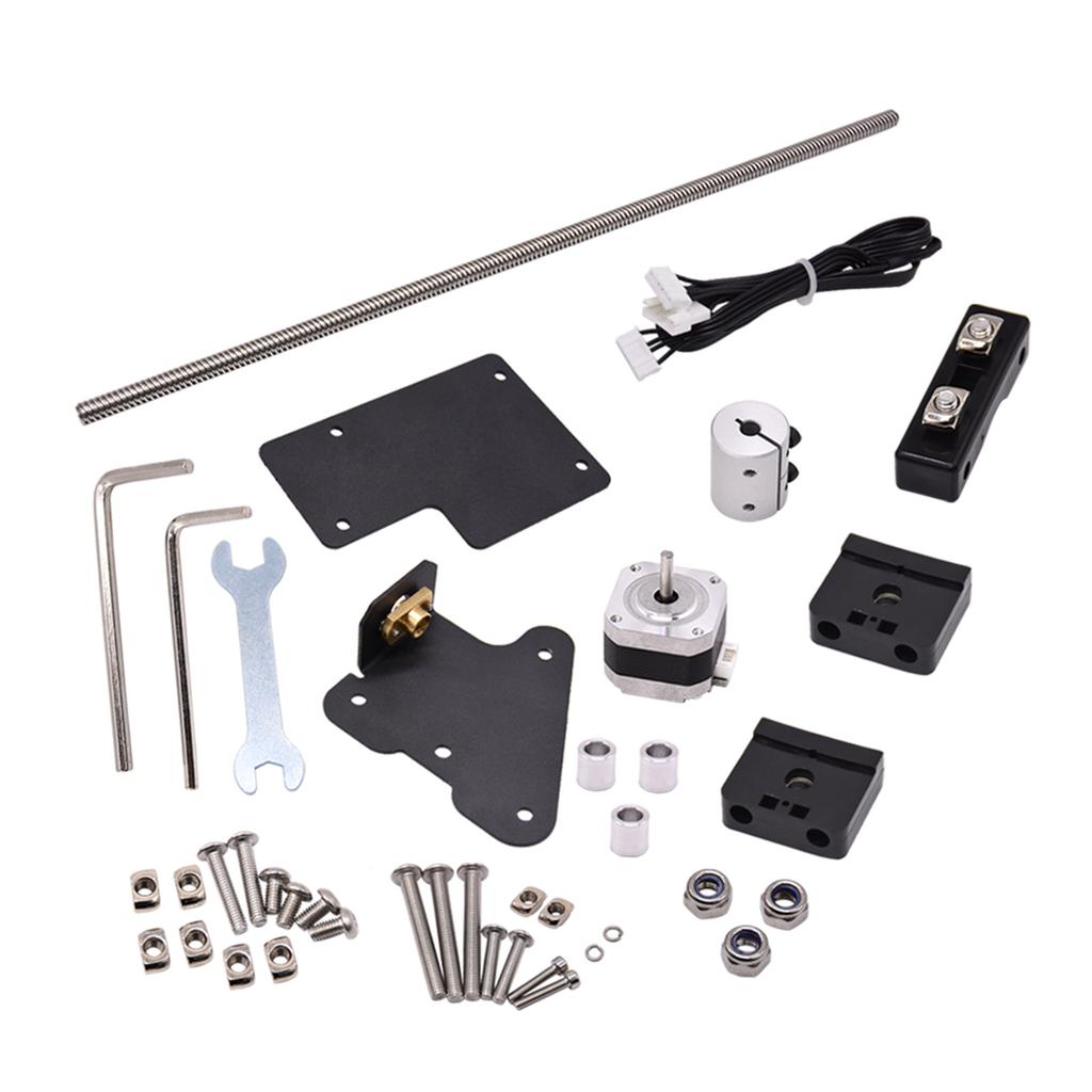 For Ender-3 Dual Z-axis Upgrade Kit with 365mm Lead Screw and 34mm Stepper Motor Z-Tension Slider Screws Set