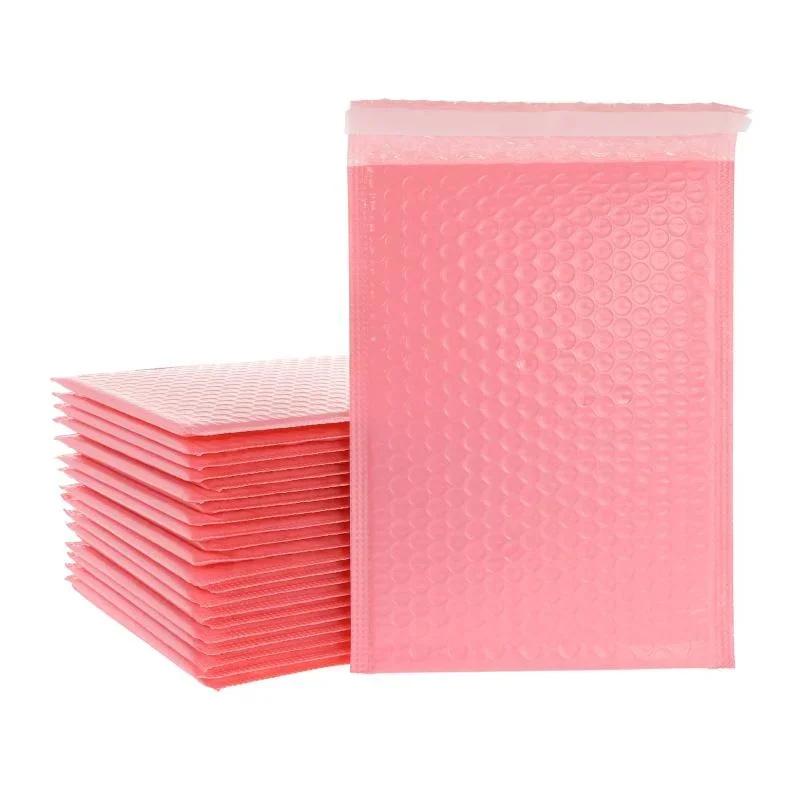 100pcs Bubble Mailers Pink Bubble Mailer Self Seal Padded Envelopes Gift Bags For Book Magazine Lined Mailer Self Seal