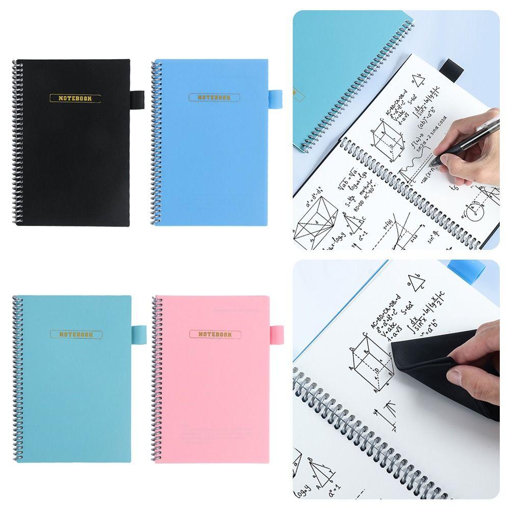 Erasable Painting Whiteboard Journal Diary Memo Blank Notepad Reusable Smart Notebook Planner Book