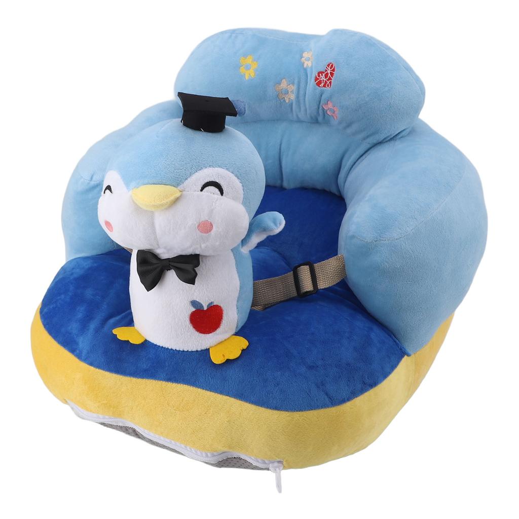 Baby Learn Sitting Support Seats Anti Fall Anti Side Turning Rechargeable Plush Baby Learning To