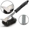 Barbecue Accessories Cleaning Brushes Tool Grill BBQ Stainless Steel Bristles Non-stick Powerful Grilling Kitchen Brushes