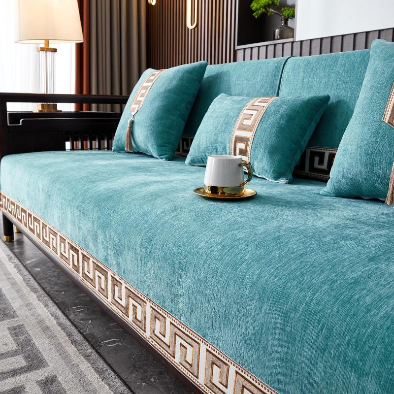 Sofa Cushion Universal In All Seasons  New Simple And High-End New Chinese-Style Thickened Non-Slip Seat Cushion Sofa Cover Cover Towel