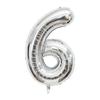 32-Inch US Number Birthday Party Balloons - Individual Aluminum Film
