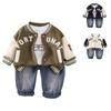 Kids Casual Long-Sleeve Set, Comfortable Daily Wear Outfits