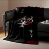 Biohazard Ace Design Blanket print blanket soft and cozy perfect for the living room bed sofa or a nap,gift