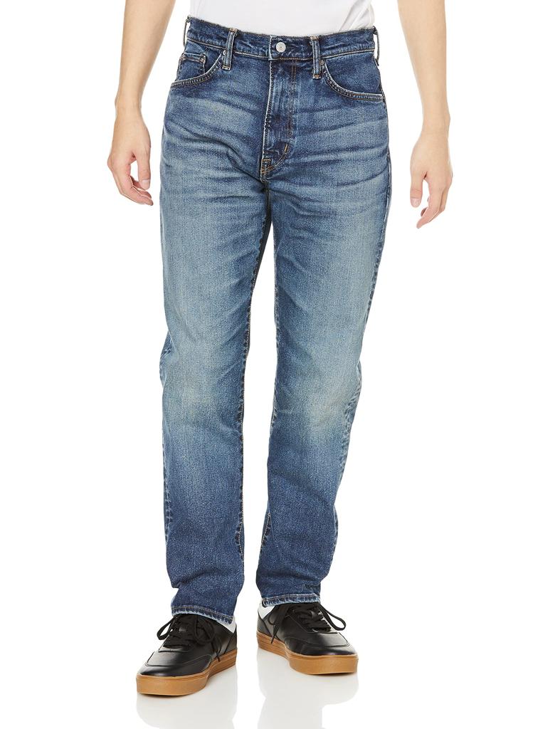 Edwin Regular Tapered Dark Размер Удивительный Стрейч Деним Мужские Джинсы, EM33, Синий, S,