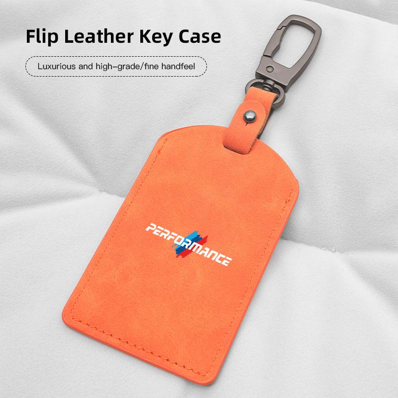Car Key Bag Card Holder Leather Card Bag Pendant For BMW F30 F10 E90 F20 E46 E60 E70 E39 E36 E87 X7 Car Key Card Case keychain NS1
