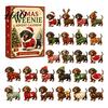 Christmas 2026 Limited Edition Dachshund Advent Calendar, 24-Day Countdown Toy Set with Mini Box Dog Figures, Holiday Acrylic Ornament Collection,