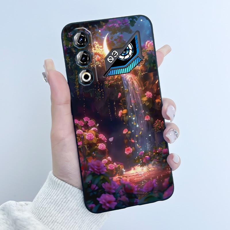 Чехол для ZTE Nubia Neo 3 GT 5G Z2465N Милый Кролик Черный Мягкий ТПУ Силикон Ударопрочный Задняя Крышка Для ZTE Nubia NEO3 GT 5G Корпус