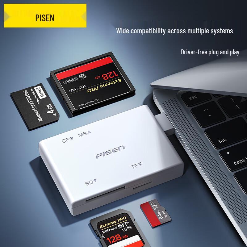 PISEN USB2.0 Multi-Function Card Reader