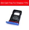 Sim Card Tray Holder For Oneplus 6 6T 7 7T Pro X 1 2 3 3T 5 5T Sim Slot Socket SD Card Memory Reader Flex Cable Repair Parts