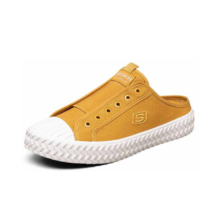 Skechers Простые универсальные низкие кеды для женщин Ярко-желтые 155386-YEL
