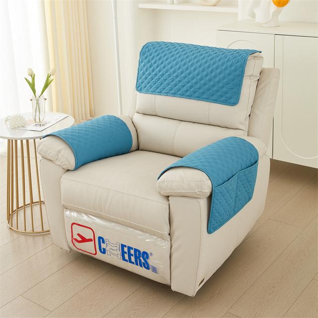 Чехол на подголовник для чехлов на диван с откидной спинкой, чехлы на подлокотники для кресла с откидной спинкой и карманами для хранения, чехлы на кресла для гостиной
